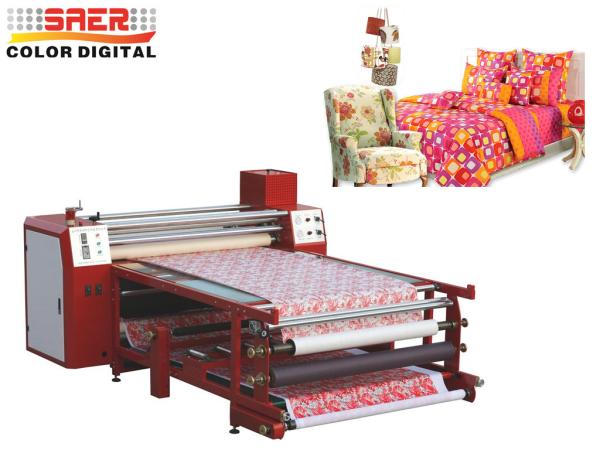 Industrial Sublimation Fabric Printing Machine / Roll To Roll Heat Transfer