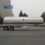 36000L 2 Axles Carbon Steel Tank Semi Trailer for Fuel and Diesel Transportation