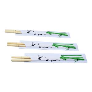 Quality Personalized Environmental Round Bamboo Chopsticks Disposable No Chemical wholesale