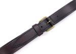 Brown 3.8cm Mens Casual Leather Belt For Pants Suits