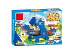 Plastic Children's Construction Building Blocks Toy Movable Pirate Ship