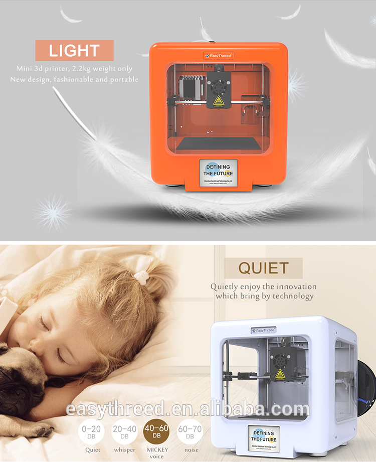 Easythreed fast speed portable entry level 3d printer with wifi function mickey