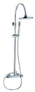 Quality Modern Thermostatic Shower Taps Polished Brass Material wholesale