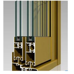 Quality Champagne 6063 T5 Mill Finishing Anodizing Aluminum Profile wholesale
