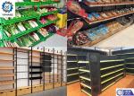 3-6 Layers Gondola Metal Retail Shelving Display Racks ISO9001