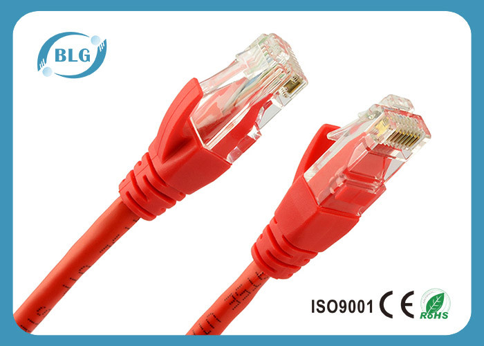 1M 2M 3M 4 Pairs UTP Patch Cord With 8 Cores Conductor Reduced Degradation