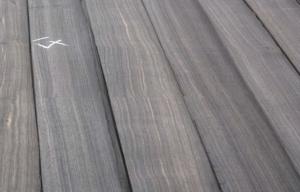 Quality Macassar Ebony Quarter Cut Veneer , Black With White Lines wholesale