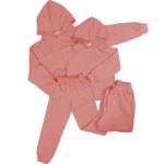 Long Sleeve French Terry Crew Neck Sweatsuit 2PCS Set Sweatshirts Hoodies