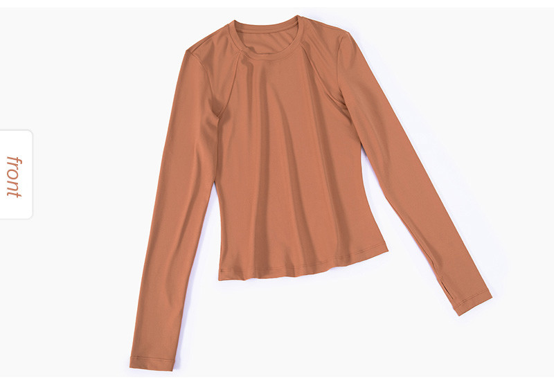 Wholesale Horse Riding Tops / Ladies Long Sleeve Base Layer With Thumb Cuff