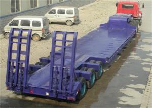 Quality 50T Gooseneck 3 Axle Low Bed Semi Trailer wholesale