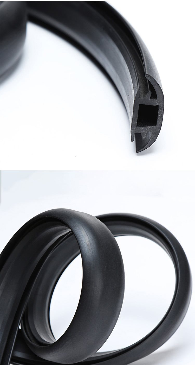 Cutting Processing Service T Shape Rubber Gasket Seal for UV Resistant Solar PV Panel