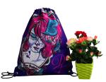 Colorful 75g Unwoven Drawstring Back Bag, Non Woven Carry Bag For Advertising,