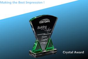 Quality CRYSTAL trophy/CRYSTAL GLASS/TROPHY/JADE GLASS TROPHY/AWARD/CRYSTAL AWARD wholesale
