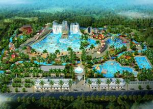 Quality Customized Amusement Water Park Fiberglass Water Slide Aqua Park Design wholesale