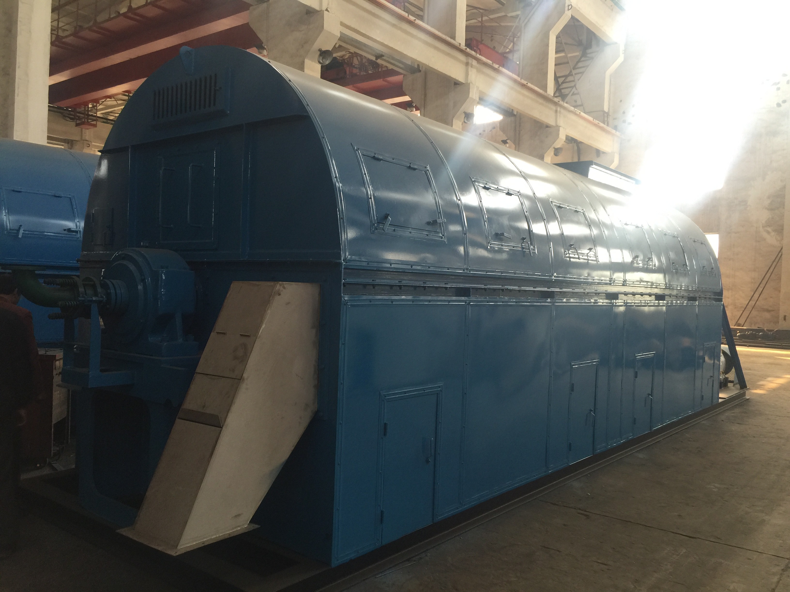 Beer Distillers Grain Pipe Bundle Vacuum Drying Machine Steam / Thermal Oil Heating