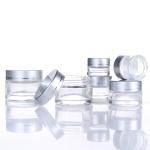 5g 10g 15g 30g 50g 100g Food Grade Round Glass Jar with Gold or Silver Lids from