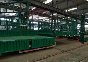 Quality Transport Carbon Steel Flat Top Semi Trailer 30-60 Tons Semi Grain Trailer wholesale