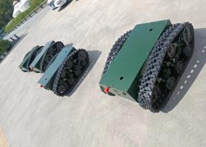 Quality Loading 100kg Rubber Track Undercarriage 12KM/H 2KW wholesale