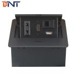 Europe popular pop up open cover conference desktop power socket