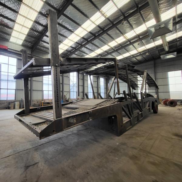 High Capacity 2 Axle Car Trailer for Car Transport Truck Trailer Transporting