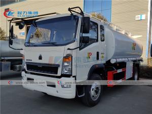 Quality Howo L3W 160HP 10000L Oil Bowser Truck For Mobile Diesel Refueling wholesale