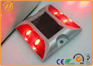 Quality 105*105*23mm LED Solar Road Stud / Reflective Studs On The Road , 1000mm Visual Distance wholesale