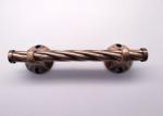 Polished Zamak Metal Coffin Handles H006 red bronze color Size 25.5 x 6.5 cm