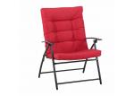 Multicolor Outdoor Padded Chair , Adjustable Height Camp Chair