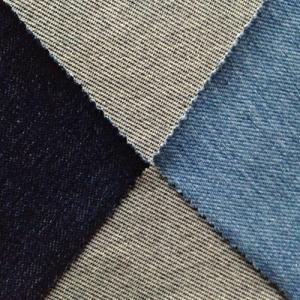 Quality indigo knit denim for women jeans wholesale