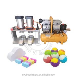 Quality 2024 Pneumatic Bath Fizzer Press Machine for Automatic Shrink Wrap of Bath Balls wholesale