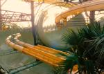 Kids / Adult Family Water Slide , Fiberglass Pool Outside Water Slides