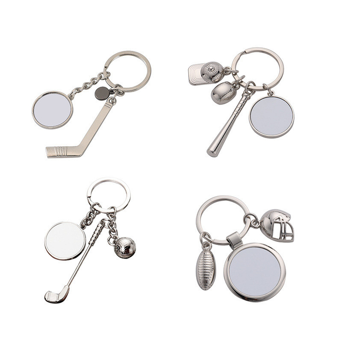 Sublimation Printing Keyring Sublimation Personalized Gift Keychains