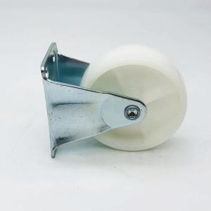Quality 3 Inch White PP Wheel Furniture Cabinets Stable Caster wholesale