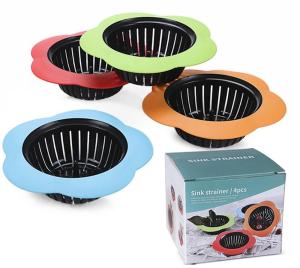 Quality Flower Shape Plastic Bathroom Floor Drain Home Bathroom Accessories wholesale