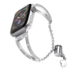 Quality Metal Apple Watch Strap Herringbone Diamond Encrusted wholesale