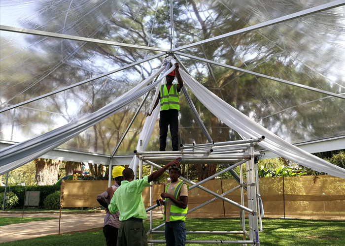 Pagoda Tent 10x10m Commercial Party Bline Tent Alpain Tent 10x10m 6x6m 5x5m With Ceiling And Curtain