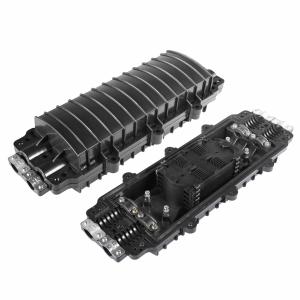 Quality Horizontal Fiber Splice Closure 96F High Capacity 24 Fiber Aerial Splice Case wholesale