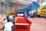 Trailer Mounded Gold Washing Trommel Plant 100Ton Per Hour