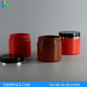 Quality 200ml Red Plastic jars, 200ml PET jar, 200ml Brown Plastic jars wholesale