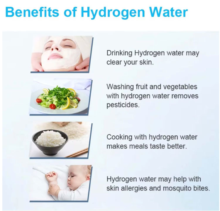 Portable H2 Hydrogen Rich Water Bottle Water Economic Hydrogen Water Generator