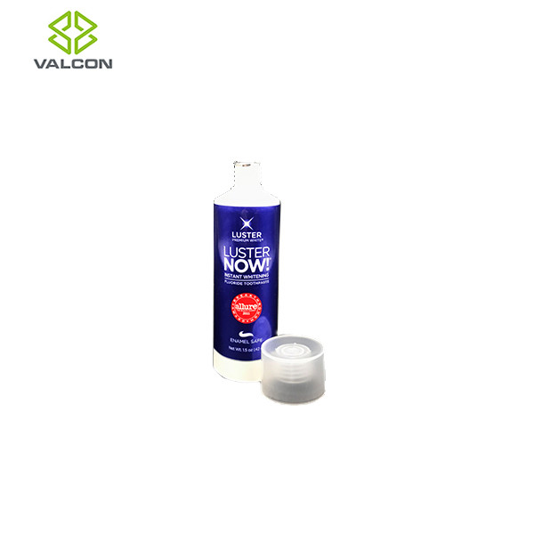 Transparent Cap Toothpaste Packaging Tube Diameter 30 MM Glossy Varnish