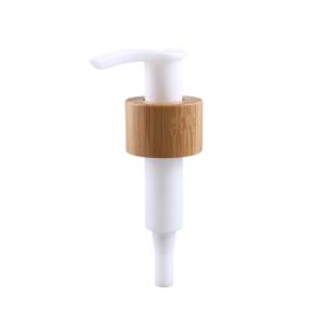 Quality 24/410 Black White Liquid Dispenser Pump Bamboo Collar wholesale