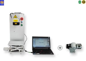 Quality Metal / Nonmetal Mini Fiber Laser Marking Machine , Portable Laser Engraving Machine wholesale