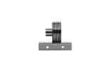 C45 Helix Angle Steel Worm Gear 1.5° Left Hand One Lead M0.5