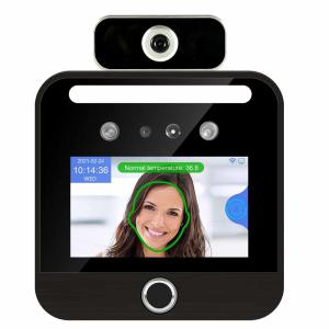 China Employee Face Recognition Attendance Machine Temperature Detection on sale