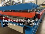 Metal Roof Roll Forming Machine For Speed Production 15m/min 70mm Shaft Diameter