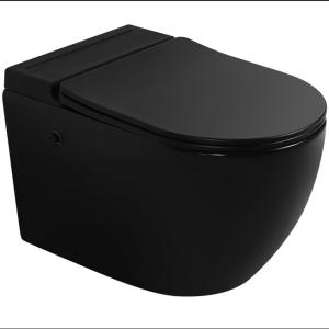 Quality Special Design Tankless Wall Hung Toilet Matt Black Color For Luxury Hotel wholesale