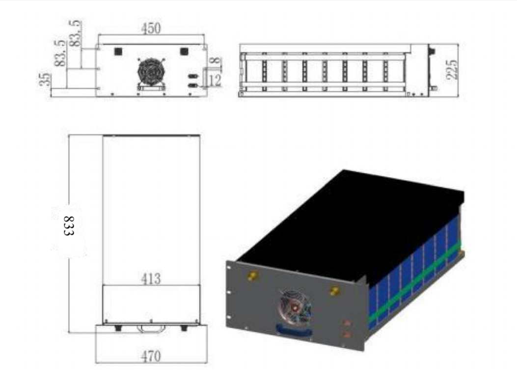 56.8V Durable Lithium Battery Module Multipurpose 1P16S Configurations