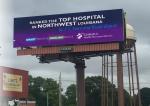 Roadside 320x320mm Outdoor Advertising Billboard IP67 Low Power Consumption