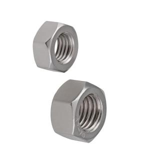 Quality 304 Stainless Steel Left Hand Thread Hex Nut M4-M20 DIN934 Grade 8.8 wholesale